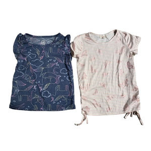 Girls Size 5 Short Sleeve Shirt Bundle